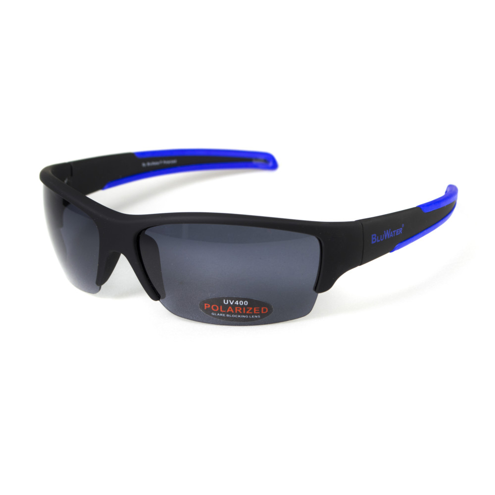 Очки поляризационные BluWater Daytona-2 Polarized (gray), серые гидрофобные линзы (Repelon™)