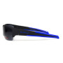 Очки поляризационные BluWater Daytona-2 Polarized (gray), серые гидрофобные линзы (Repelon™)