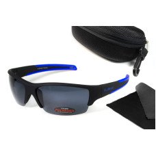 Очки поляризационные BluWater Daytona-2 Polarized (gray), серые гидрофобные линзы (Repelon™)