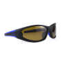 Очки поляризационные BluWater Daytona-4 Polarized (brown) коричневые в черно-синей оправе