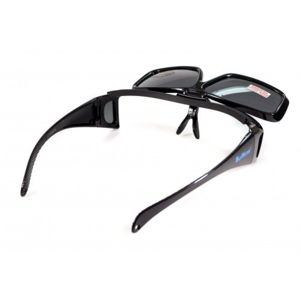 Очки поляризационные BluWater Flip-IT Polarized (gray) серые