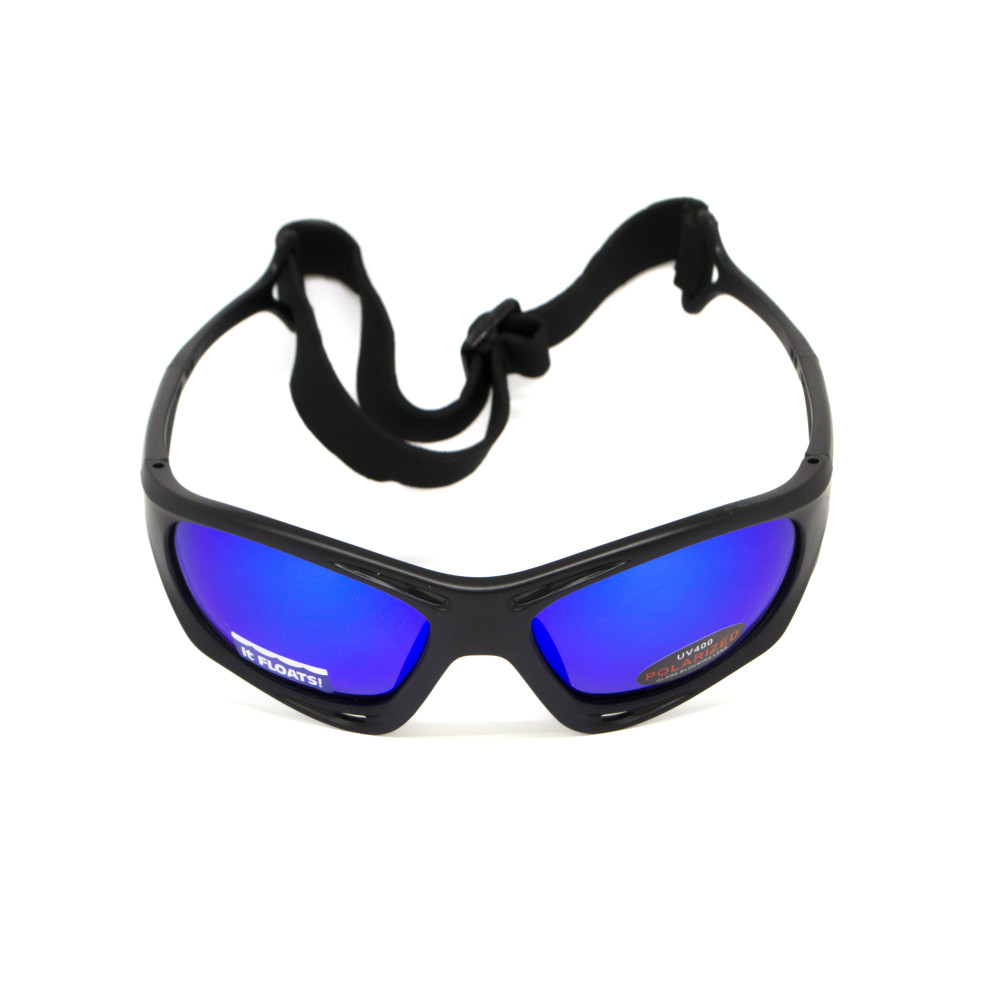 Очки поляризационные BluWater Hydro Polarized (G-Tech™ blue) Anti-Fog, синие зеркальные в  черной оправе