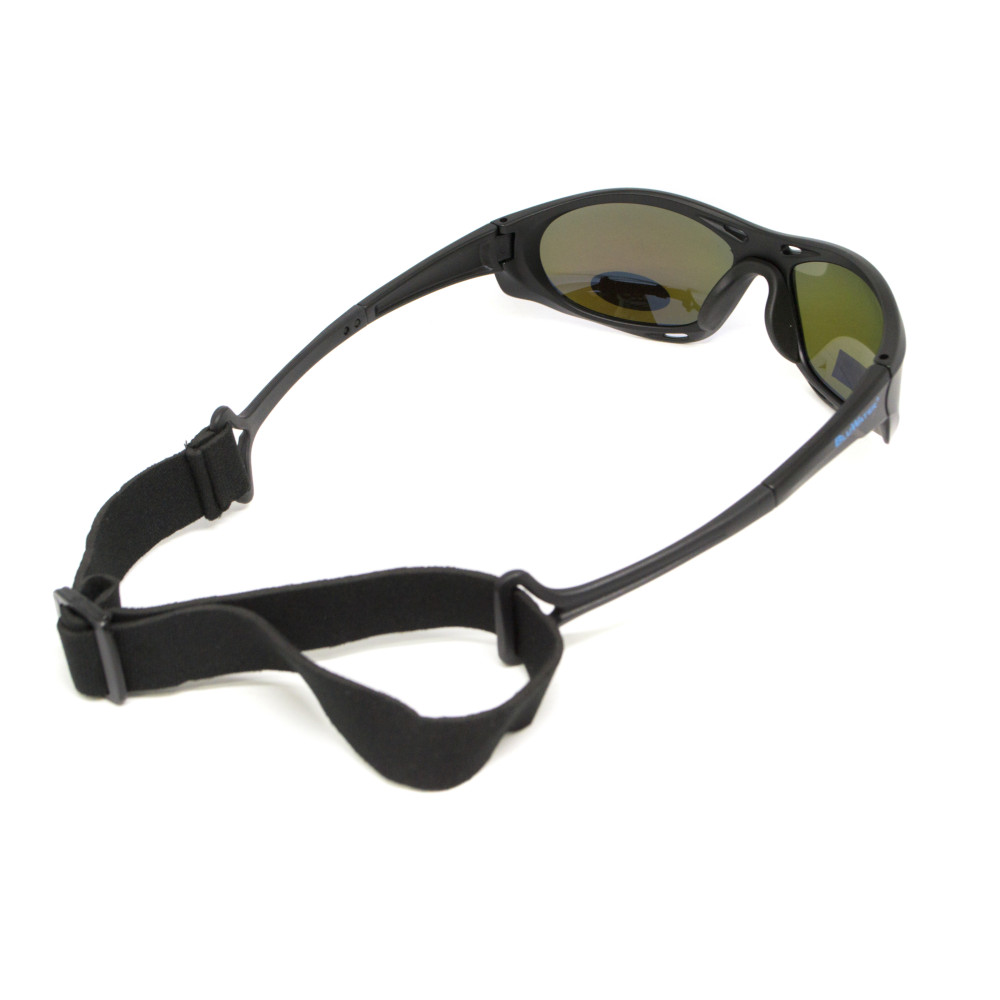 Очки поляризационные BluWater Hydro Polarized (G-Tech™ blue) Anti-Fog, синие зеркальные в  черной оправе