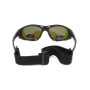 Очки поляризационные BluWater Hydro Polarized (G-Tech™ blue) Anti-Fog, синие зеркальные в  черной оправе