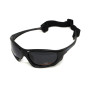 Очки поляризационные BluWater Hydro Polarized (dark gray) Anti-Fog, черные линзы в черной оправе