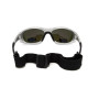 Очки поляризационные BluWater Hydro Silver Polarized (G-Tech™ blue) Anti-Fog, синие зеркальные в серебристой оправе