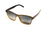 Очки поляризационные BluWater Saltee Polarized (gradient gray), серые с градиентом линзы в коричневой полупрозрачной оправе