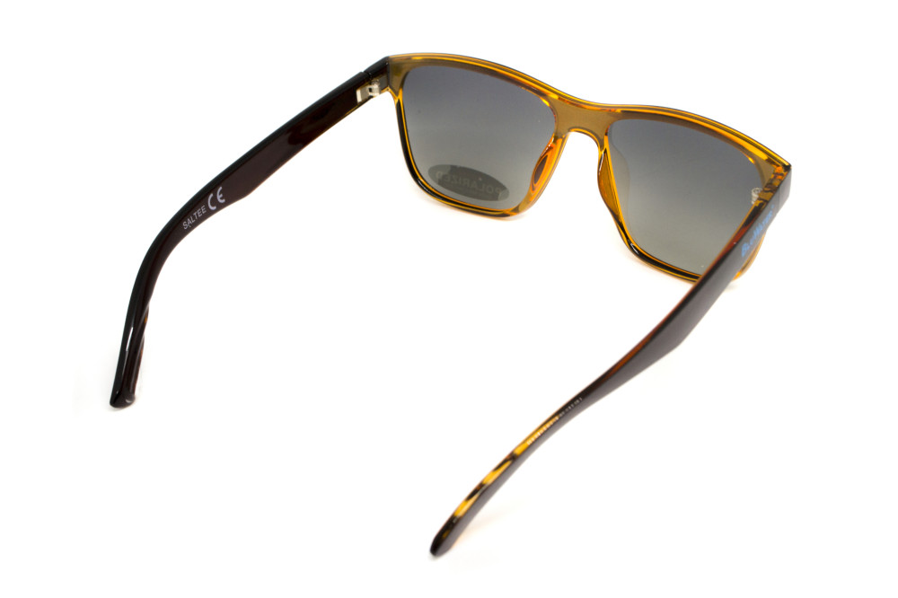 Очки поляризационные BluWater Saltee Polarized (gradient gray), серые с градиентом линзы в коричневой полупрозрачной оправе