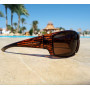Очки поляризационные защитные 2в1 BluWater Babe Winkelman  Polarized (brown) коричневые