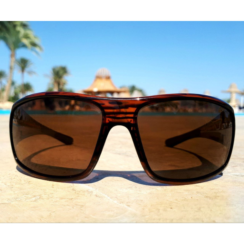 Очки поляризационные защитные 2в1 BluWater Babe Winkelman  Polarized (brown) коричневые