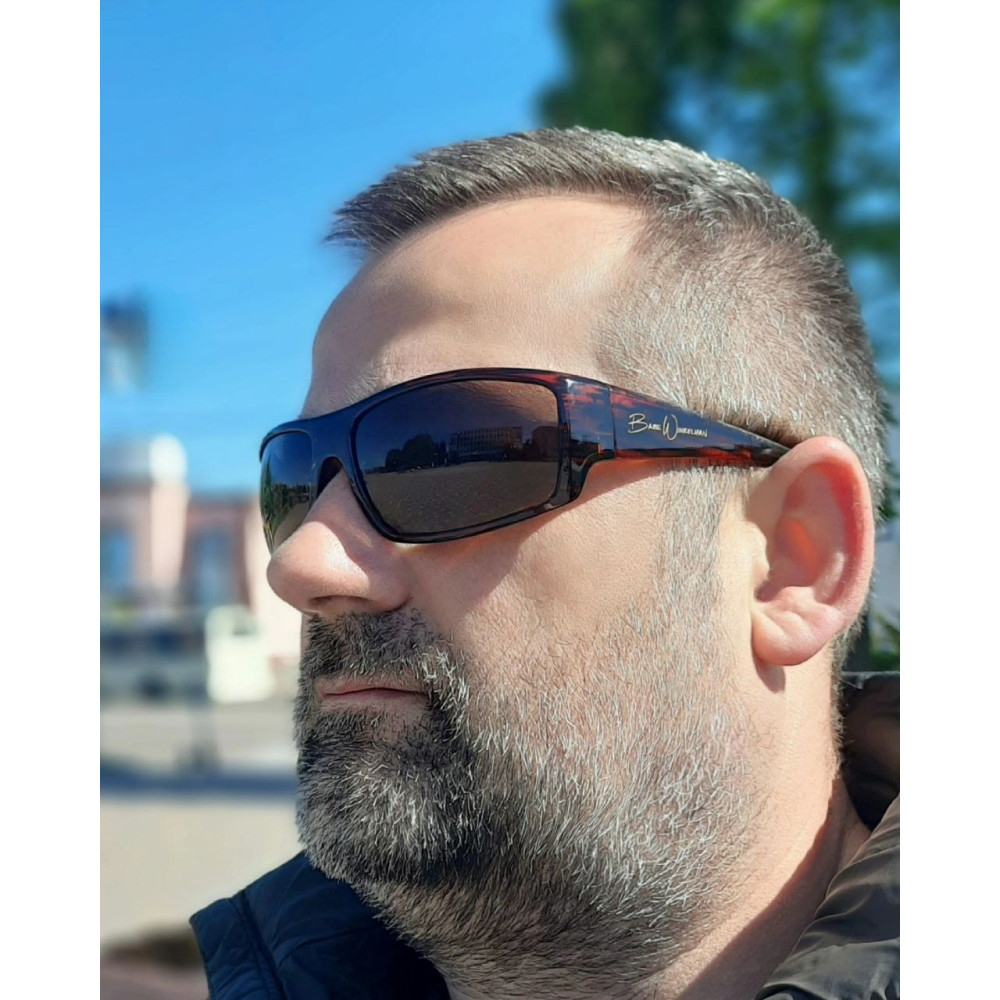 Очки поляризационные защитные 2в1 BluWater Babe Winkelman  Polarized (brown) коричневые