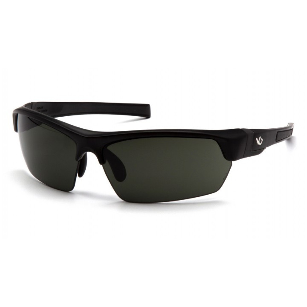 Очки поляризационные защитные 2в1 Venture Gear Tensaw Polarized (forest gray) чёрно-зелёные