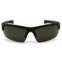 Очки поляризационные защитные 2в1 Venture Gear Tensaw Polarized (forest gray) чёрно-зелёные