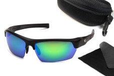 Очки поляризационные защитные 2в1 Venture Gear Tensaw Polarized (green mirror) зеркальные сине-зеленые