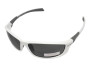 Очки поляризационные защитные BluWater Samson Z87.1 White Polarized (gray), серые в бело-серой оправе