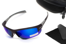 Очки поляризационные защитные BluWater Samson-3 Z87.1 Polarized (G-Tech™ blue), зеркальные синие