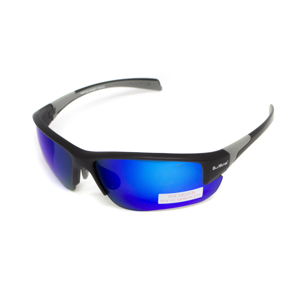 Очки поляризационные защитные BluWater Samson-3 Z87.1 Polarized (G-Tech™ blue), зеркальные синие