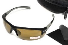 Окуляри поляризаційні захисні BluWater Samson-3 Z87.1 Polarized (brown), коричневі