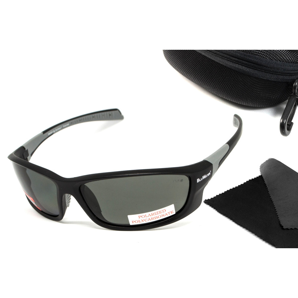 Очки поляризационные защитные BluWater Samson Z87.1 Polarized (gray), серые