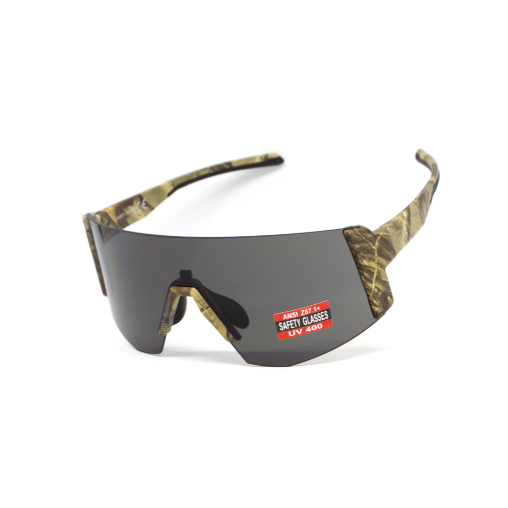 Очки защитные Global Vision Astro+RX Camo (gray), серые в камуфлированной оправе с диоптрической вставкой в комплекте