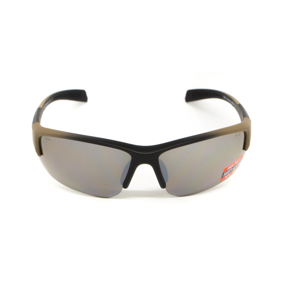 Очки защитные Global Vision Hercules-7 Black-Brown (drive mirror), зеркальные коричневые в коричнево-чорной оправе