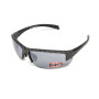 Очки защитные Global Vision Hercules-7 Carbon (flash mirror), зеркальные серые в графитовой оправе