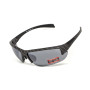 Очки защитные Global Vision Hercules-7 Carbon (flash mirror), зеркальные серые в графитовой оправе