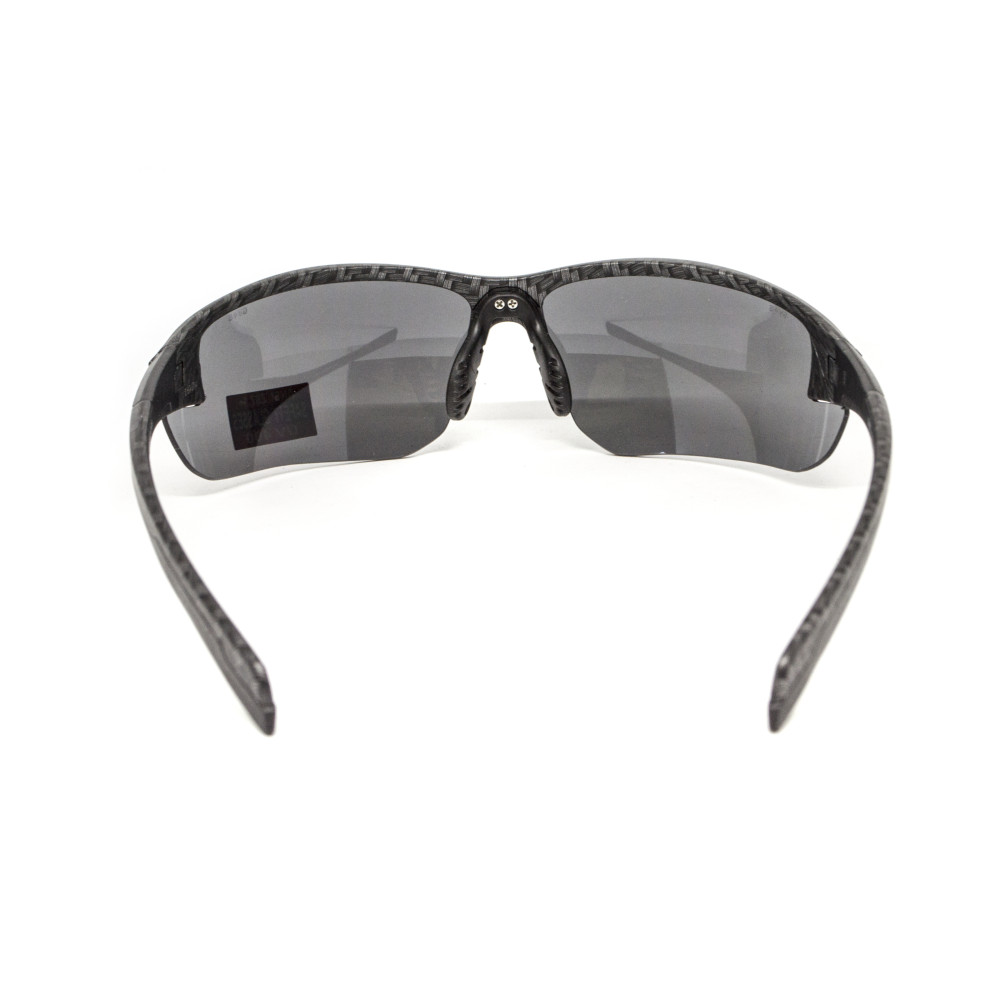 Очки защитные Global Vision Hercules-7 Carbon (flash mirror), зеркальные серые в графитовой оправе