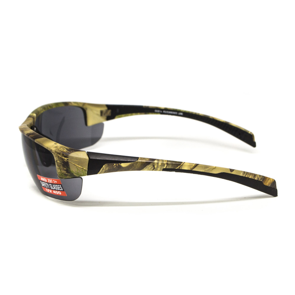 Очки защитные Global Vision Hercules-7 Forest Camo (gray), серые в камуфлированной оправе