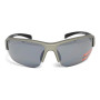 Очки защитные Global Vision Hercules-7 Metallic Gray (flash mirror), зеркальные серые в оправе серый металлик