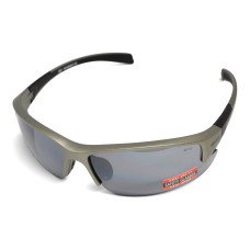 Очки защитные Global Vision Hercules-7 Metallic Gray (flash mirror), зеркальные серые в оправе серый металлик