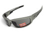 Очки защитные Global Vision Sly Metallic Gray (smoke), серые линзы в оправе cерый металлик