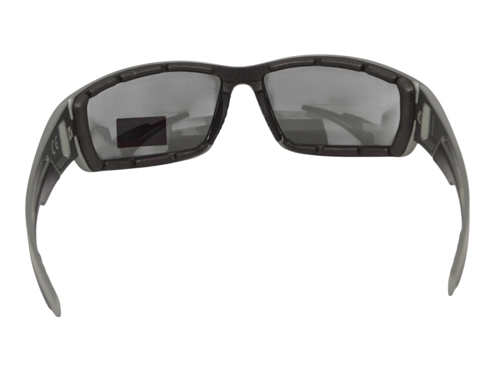 Очки защитные Global Vision Sly Metallic Gray (smoke), серые линзы в оправе cерый металлик