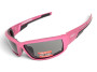 Очки защитные Global Vision Sly Metallic Pink (gray), серые линзы в оправе розовый металлик