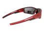 Очки защитные Global Vision Sly Metallic Red (gray), серые линзы в оправе красный металлик