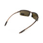 Очки защитные Global Vision Wheelin Crystal Brown (drive mirror), зеркальные коричневые линзы в полупрозрачной коричневой оправе