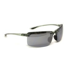 Очки защитные Global Vision Wheelin Crystal Gray (flash mirror) серые зеркальные линзы в полупрозрачной серой оправе