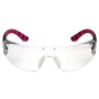 Очки защитные Pyramex Endeavor Pink (clear) Anti-Fog, прозрочные в чёрно-розовой оправе