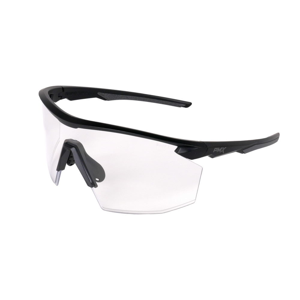 Очки защитные Pyramex PMXSPEC (clear) Super Anti-Fog H2MAX, прозрачные в чёрно-серой оправе