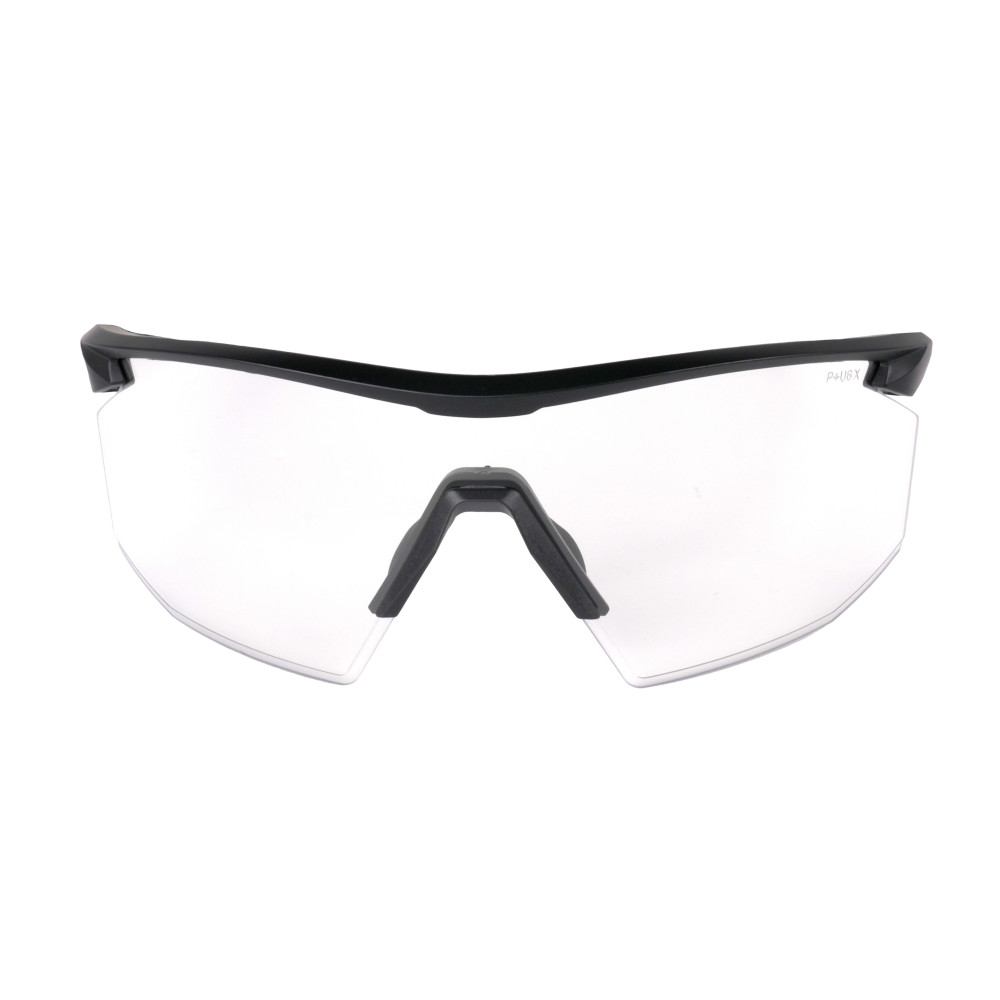 Очки защитные Pyramex PMXSPEC (clear) Super Anti-Fog H2MAX, прозрачные в чёрно-серой оправе