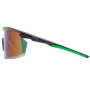 Очки защитные Pyramex PMXSPEC (green mirror) Anti-Fog, сине-зелёные зеркальные линзы в чёрно-зелёной оправе
