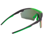 Очки защитные Pyramex PMXSPEC (green mirror) Anti-Fog, сине-зелёные зеркальные линзы в чёрно-зелёной оправе