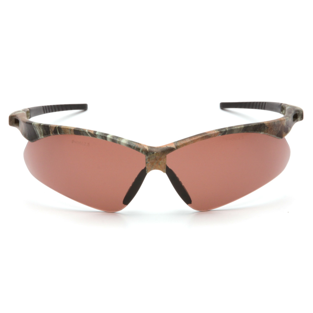 Очки защитные Pyramex Pmxtreme Camo (bronze) Anti-Fog, коричневые в камуфляжной оправе