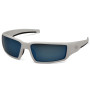 Очки защитные Venture Gear Pagosa White (ice blue mirror) Anti-Fog, зеркальные синие в белой оправе