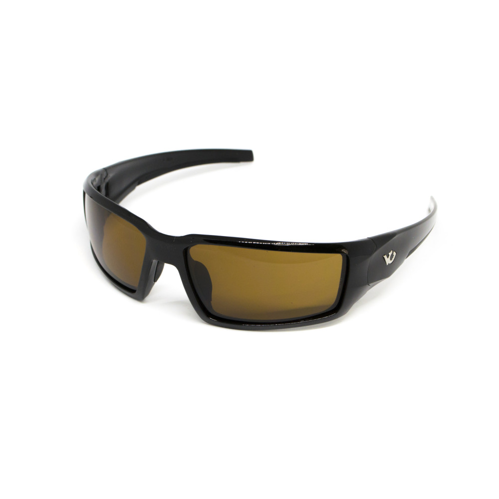 Очки защитные Venture Gear Pagosa (bronze) Anti-Fog, коричневые в чёрной оправе