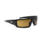 Очки защитные Venture Gear Pagosa (bronze) Anti-Fog, коричневые в чёрной оправе