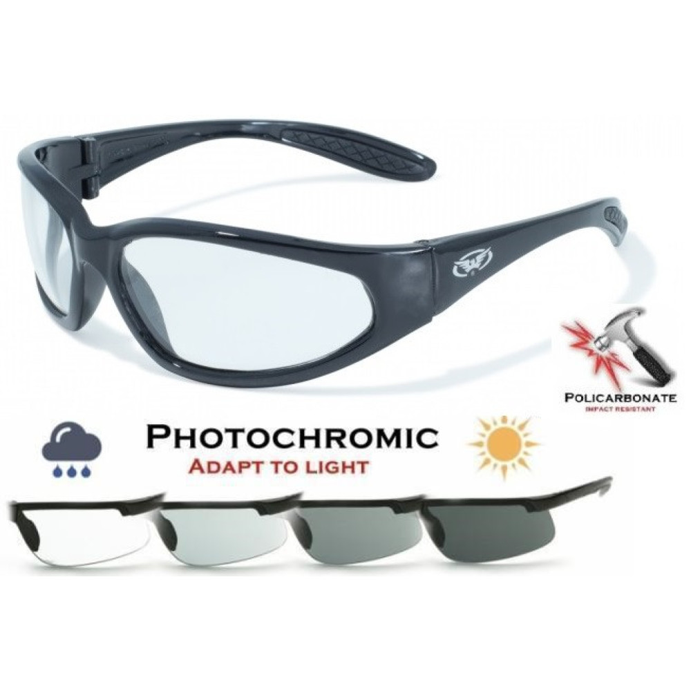 Очки защитные фотохромные Global Vision Hercules-1 Photochromic (clear) Anti-Fog,  прозрачные фотохромные