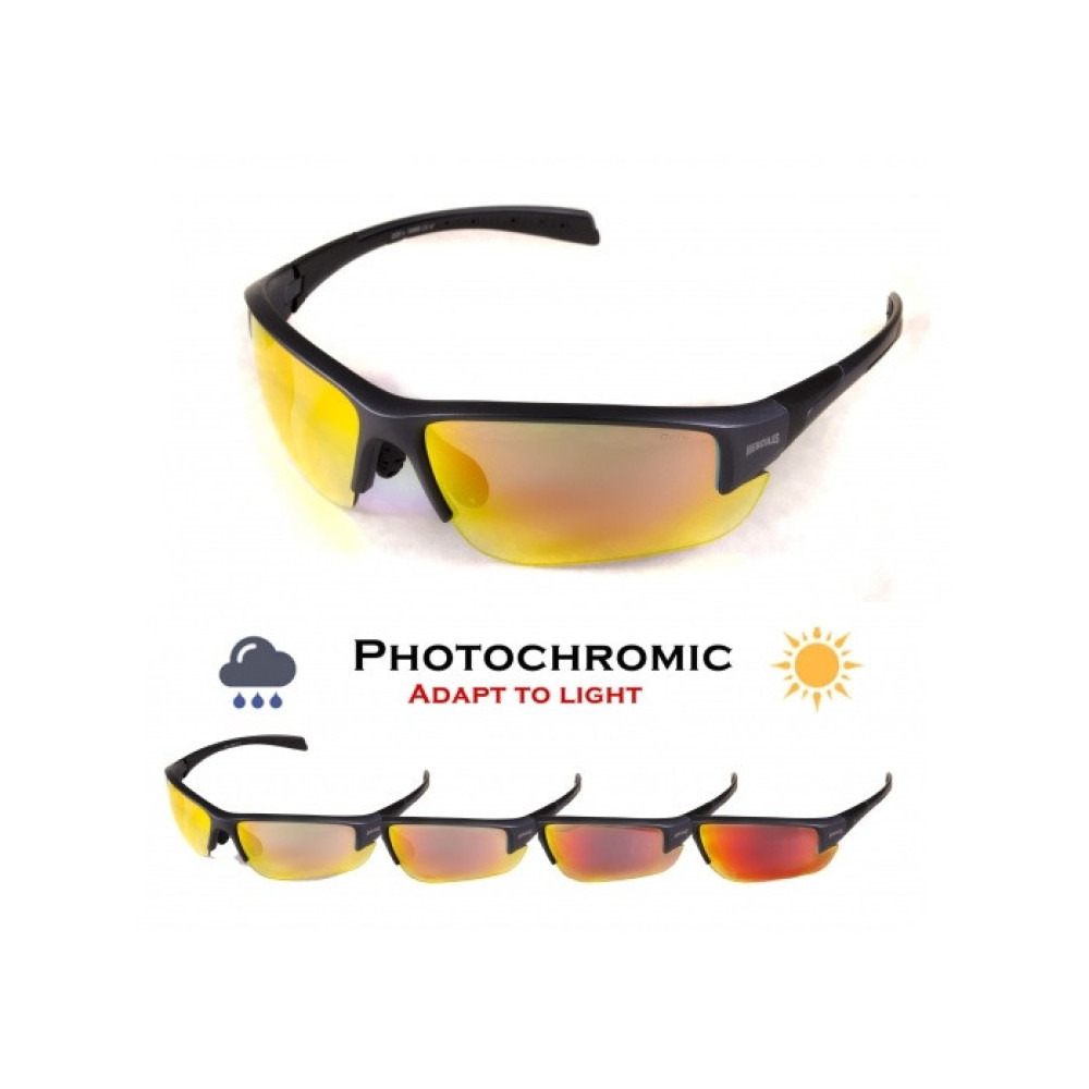 Очки защитные фотохромные Global Vision Hercules-7 Photo. (Anti-Fog) (G-Tech™ red) фотохромные красные зеркальные