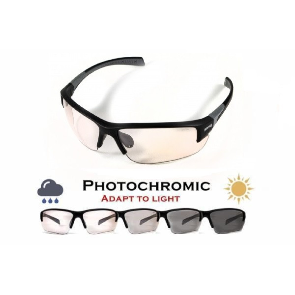 Очки защитные фотохромные Global Vision Hercules-7 SD Photochromic (Super Dark Shadowluxe), фотохромные прозрачные