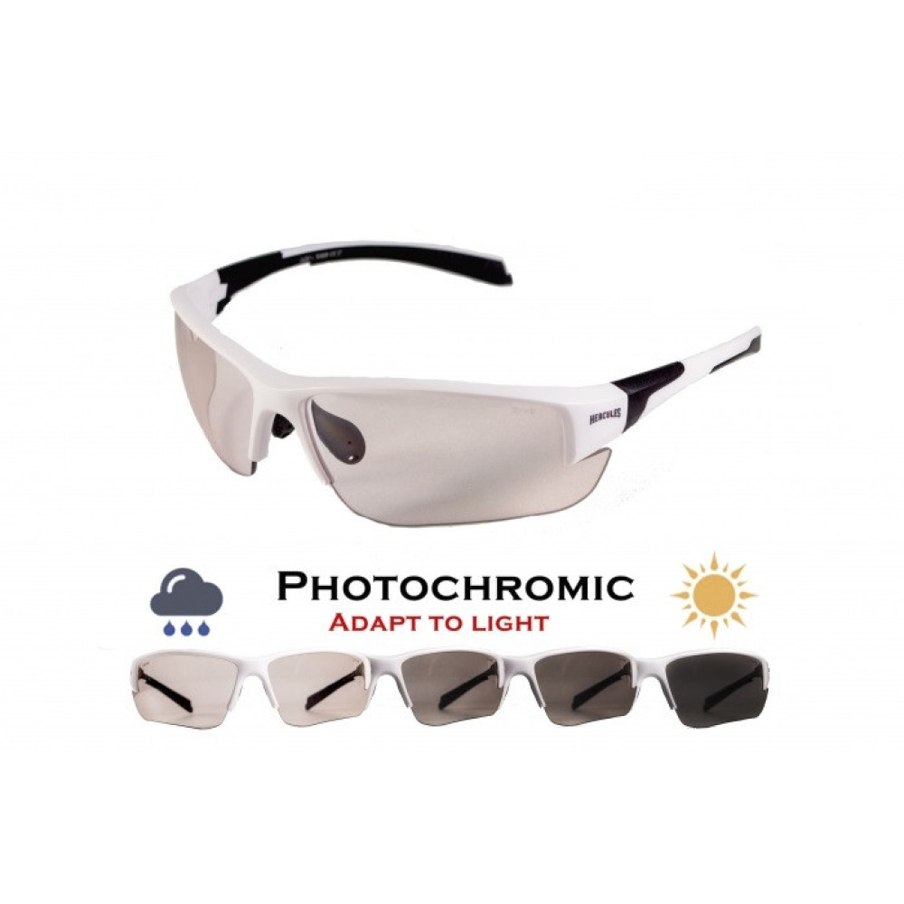 Очки защитные фотохромные Global Vision Hercules-7 White Photochr. (clear) прозрачные фотохромные